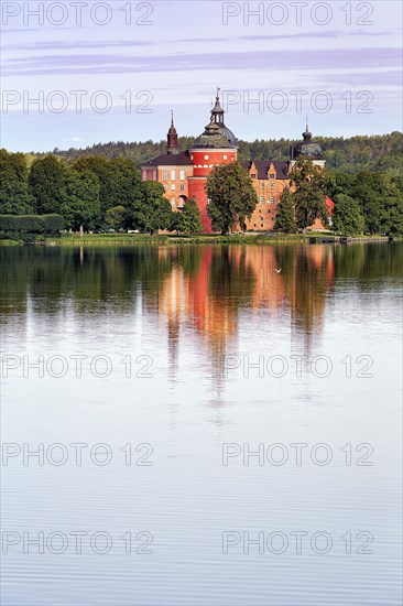 Gripsholm Castle reflected in Lake Maelaren