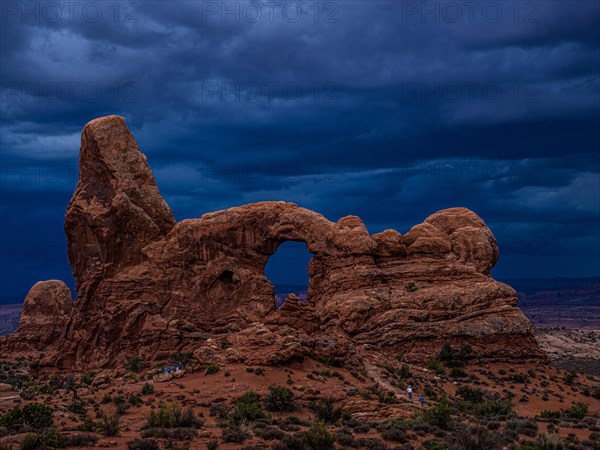 Thunderclouds over Turret Arch