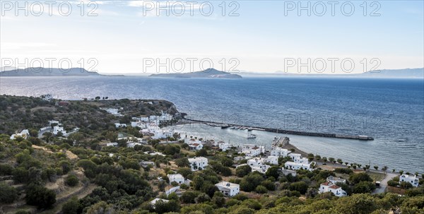 View of the village and harbour of Pali