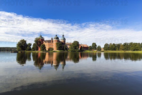 Gripsholm Castle reflected in Lake Maelaren