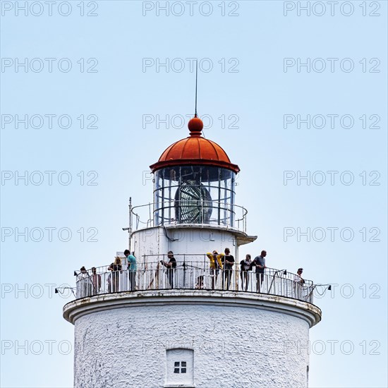 Visitors on a lighthouse