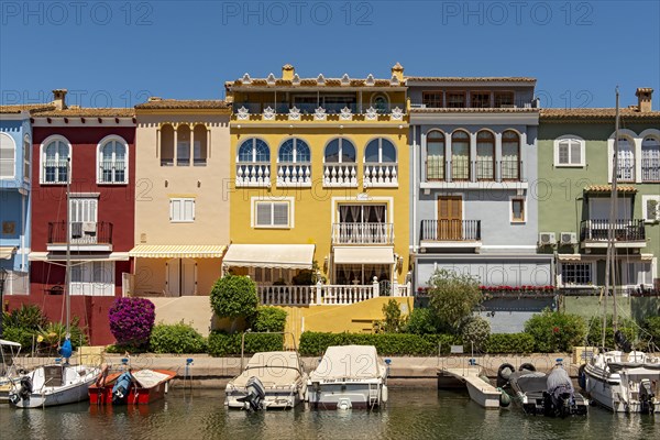 Boats and colourful houses