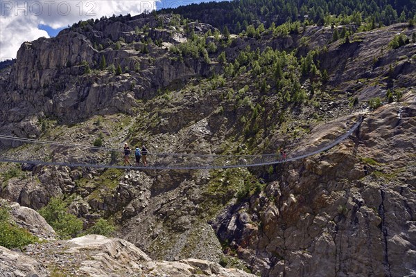 Belalp suspension bridge