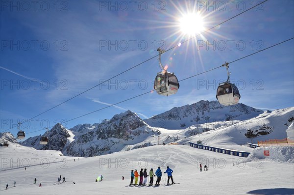 Glacier ski area