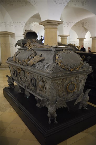 Coffins in the Hohenzollern Crypt