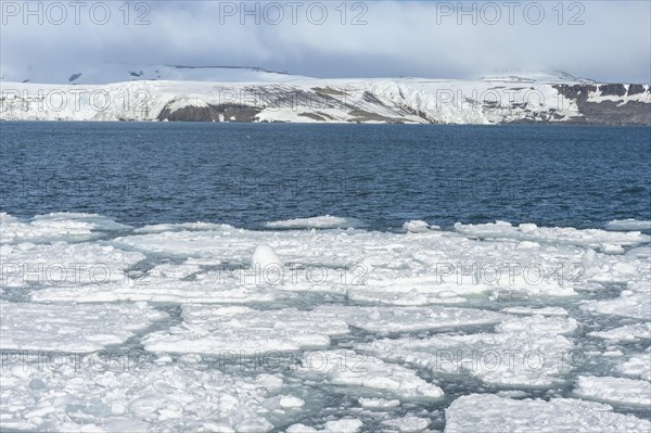 Hockstetter Glacier and pack ice