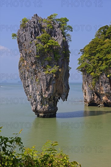 Striking rock formation