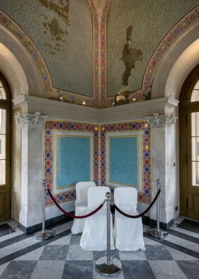 The restored Moorish Cabinet in the Belvedere on the Pfingstberg in Potsdam