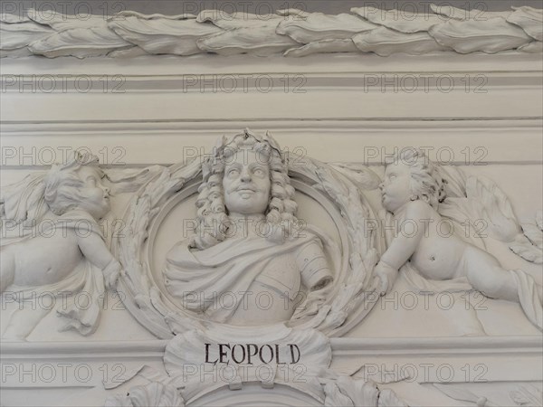 Stucco Bust of Emperor Leopold I