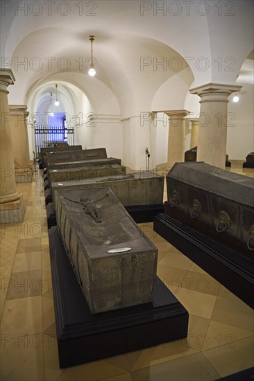 Coffins in the Hohenzollern Crypt