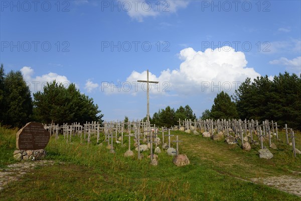 Symbolic grave of the victims of the Augustow raid