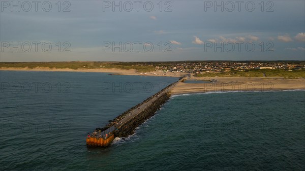 Pier in the evening light