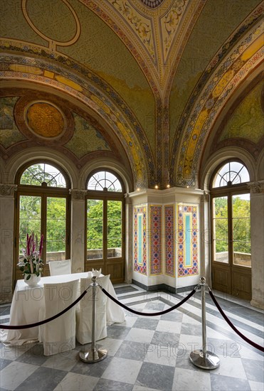 The restored Moorish Cabinet in the Belvedere on the Pfingstberg in Potsdam