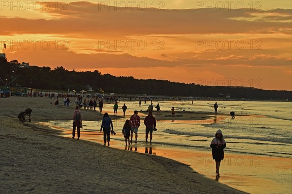 Sunset on the beach