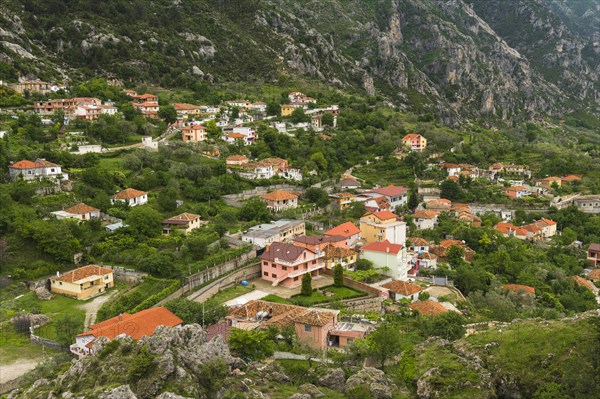 View over the town of Kruje