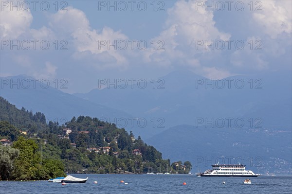 Car ferry between Verbania-Intra in Piedmont and Laveno in Lombardy