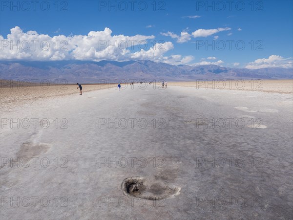 Salt crust in Badwater Basin