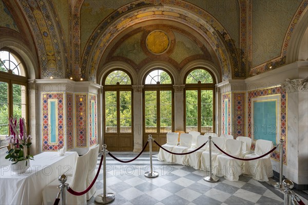 The restored Moorish Cabinet in the Belvedere on the Pfingstberg in Potsdam