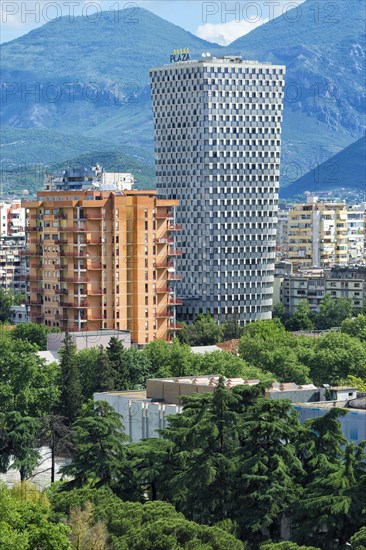 View over Tirana