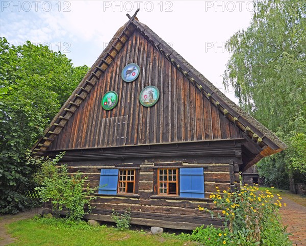 19th century farmhouse in the Open Air Museum Lehde