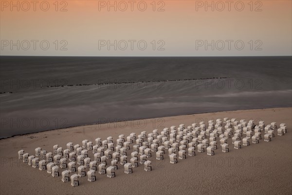 Beach chairs on the beach