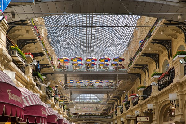 Interior of GUM megamall