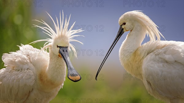 Eurasian spoonbill (Platalea leucorodia) Spoonbill