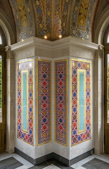 The restored Moorish Cabinet in the Belvedere on the Pfingstberg in Potsdam