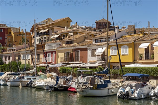Boats and colourful houses