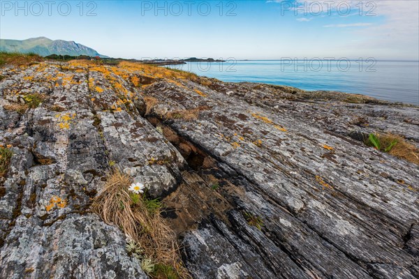 Rocky coast at the Atlanticroad