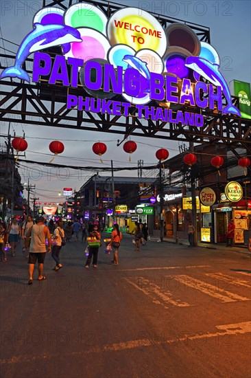 Sign and entrance to Bangla Road