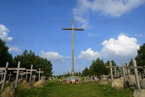 Symbolic grave of the victims of the Augustow raid