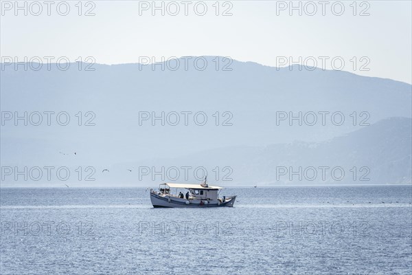 Fishing boat on the sea