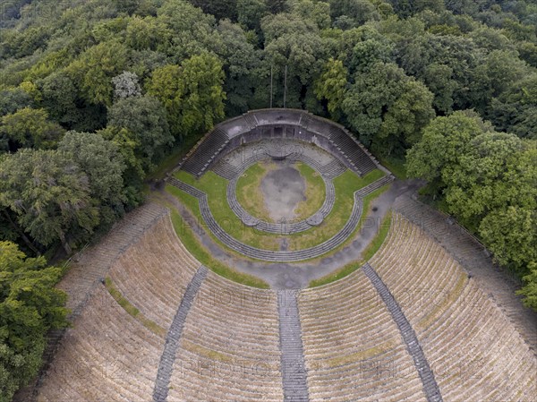 Inner ring wall of a settlement built by Celts c. 400 BC on the Heiligenberg