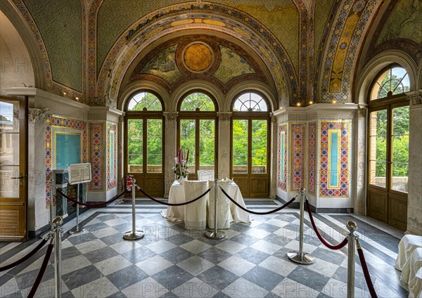 The restored Moorish Cabinet in the Belvedere on the Pfingstberg in Potsdam