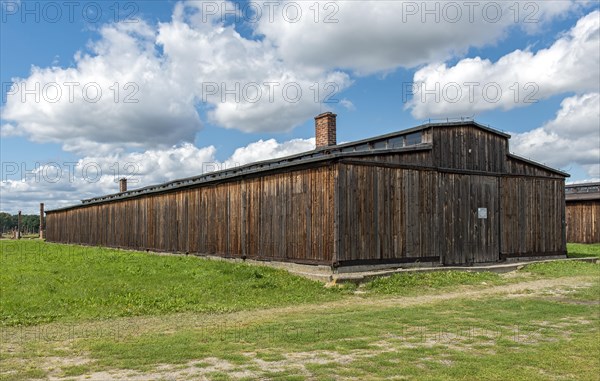 Barracks at Auschwitz II-Birkenau concentration camp