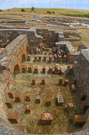 Ruins of the Roman villa of Pisoes