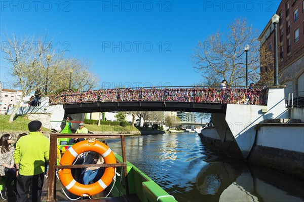Ribbons on the Bridge of Lovers over the Main Canal