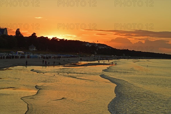 Sunset on the beach