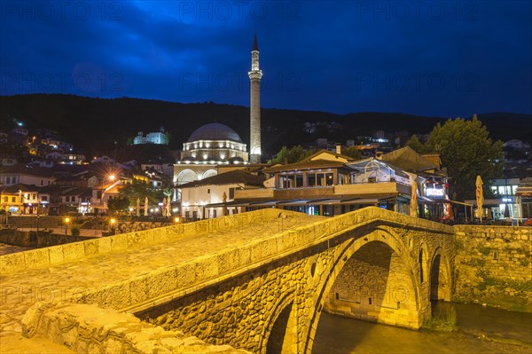 Stone bridge over the river Bistrica