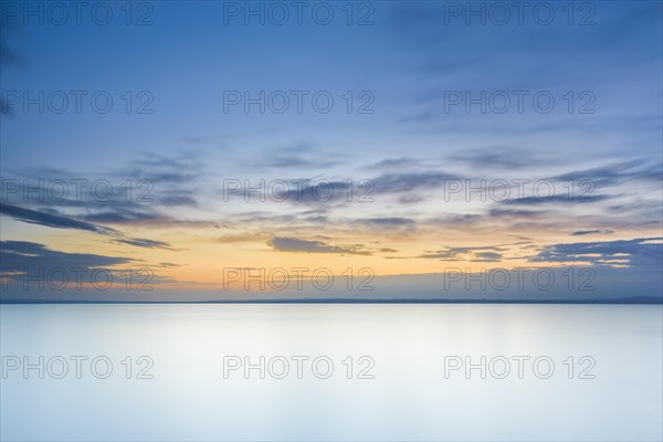 View from Arbon over Lake Constance at sunrise