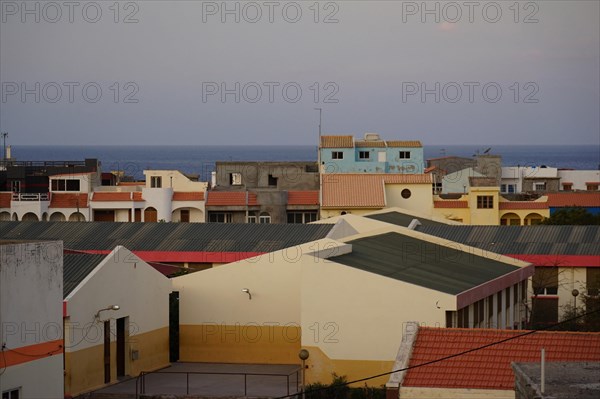 Morning view over Tarrafal to the Atlantic Ocean