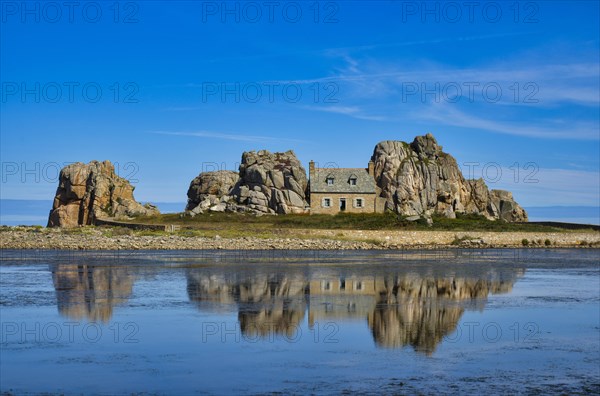 House between rocks