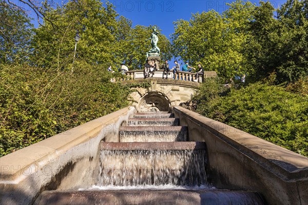 Galateabrunnen at the Eugenstaffel