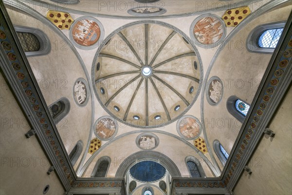 Room and dome of the Sagrestia Vecchia