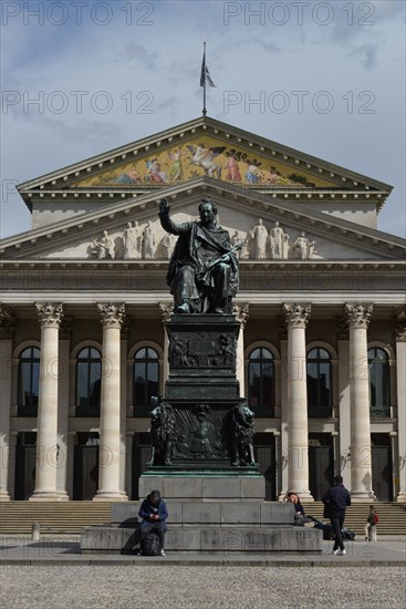 Bronze Monument to King Maximilian I Joseph