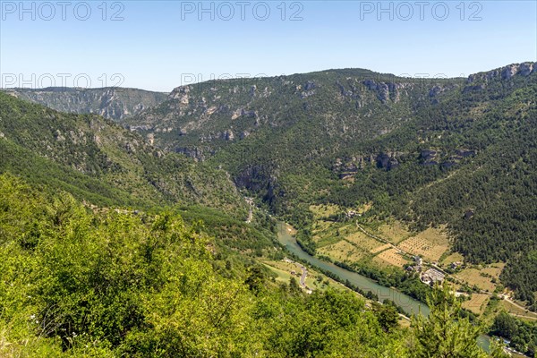 Gorges du tarn view UNESCO World Heritage Site