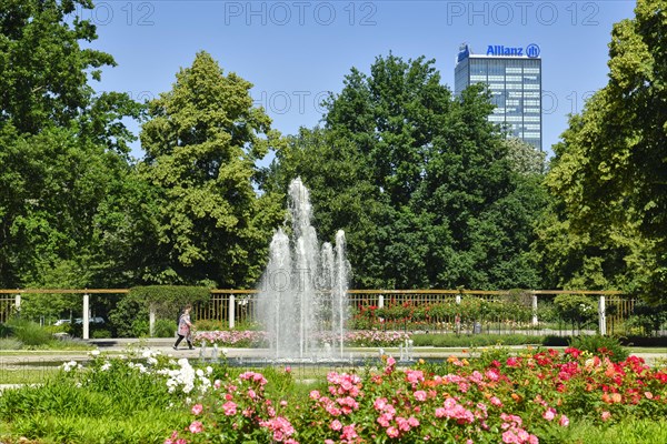 Fountain in the Rose Garden