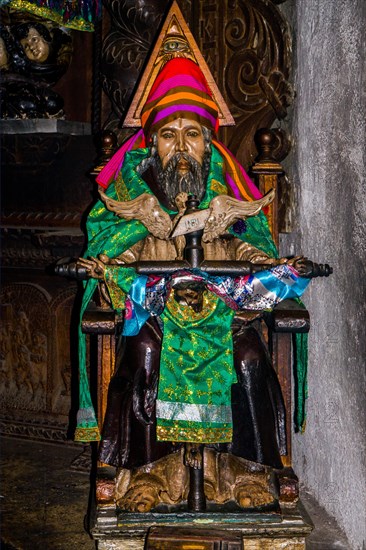 Wooden figures of the saints