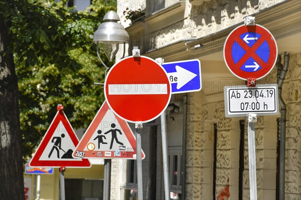 Forest of traffic signs